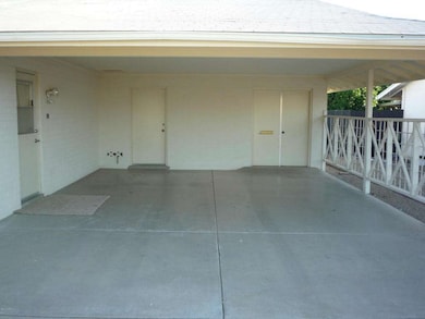 Carport and Golf Cart Garage Entry
