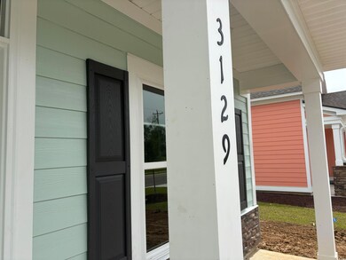 Exterior view of stone siding