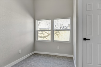 Carpeted spare room with plenty of natural light