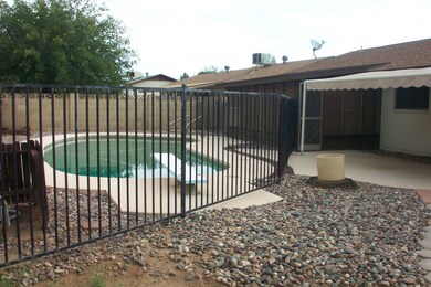 Fenced diving pool