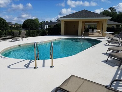 Community Pool with electronically locked gate.