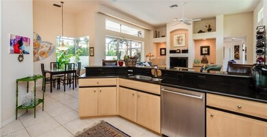 Kitchen overlooking great room