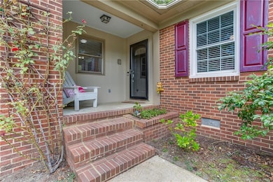 Covered front porch.