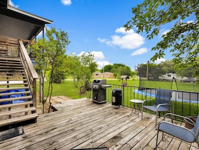 Spacious backyard deck with scenic views—ideal for