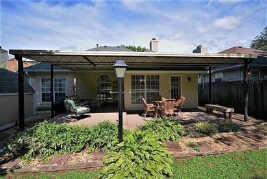 Retreat on your lovely covered patio.