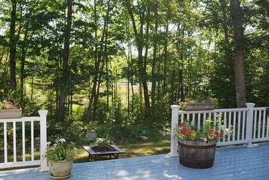Backyard view looking over marsh...