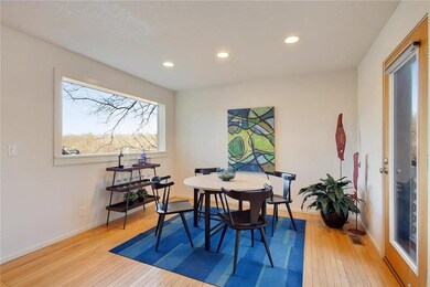Dining Room ~ hardwood floors, recessed lighting, 