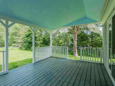 Views from the large covered porch...