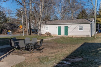 Unit 184 Back Yard; Garage