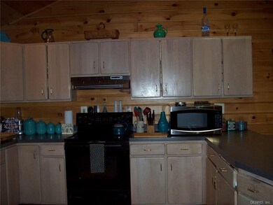 Kitchen stove area.