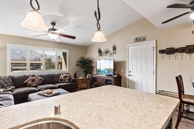 Kitchen View Toward Livingroom and Entry