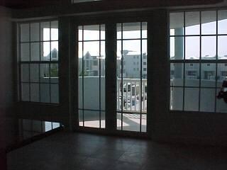 Seaside Kitchen view to balcony