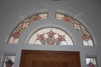 STAINED GLASS HALLWAY