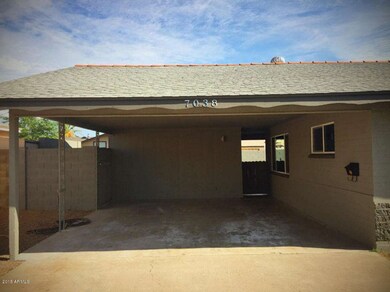 7038 E. Moreland Carport Photo