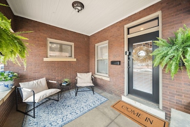 Covered front porch