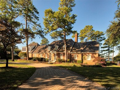 Side view of front of home.