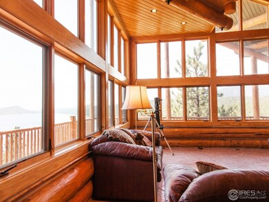 Wall of windows, overlooking Carter Lake