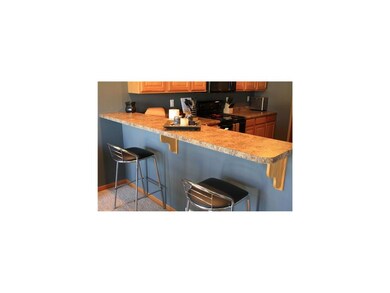 Kitchen. breakfast bar for casual dining!