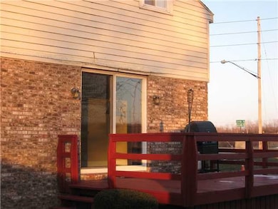 Exterior Back. Sliding glass doors off the dining 