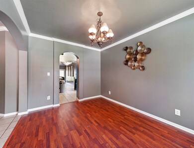 Formal dining looking into the kitchen