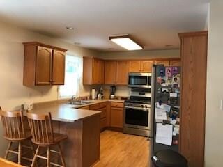 KITCHEN OFFERS LOTS OF STORAGE