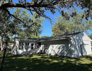 3-season porch overlooking the back yard!