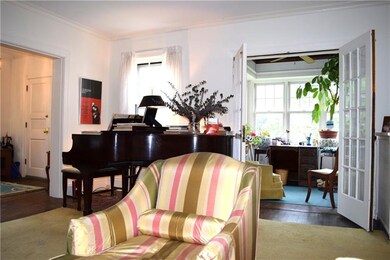 View looking out to Den from the Living Room