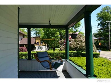 Exterior Front. Porch swing- Not included in sale.