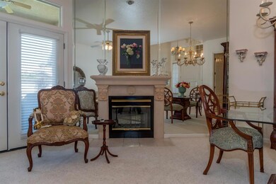Pass thru fire place
