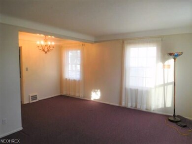 Freshly painted Dining Area and Front room.