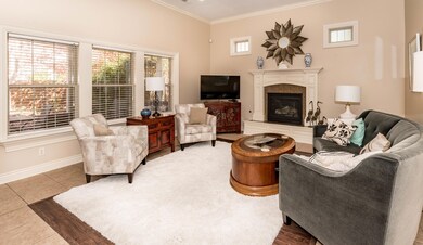 Living Room with Gas Fireplace