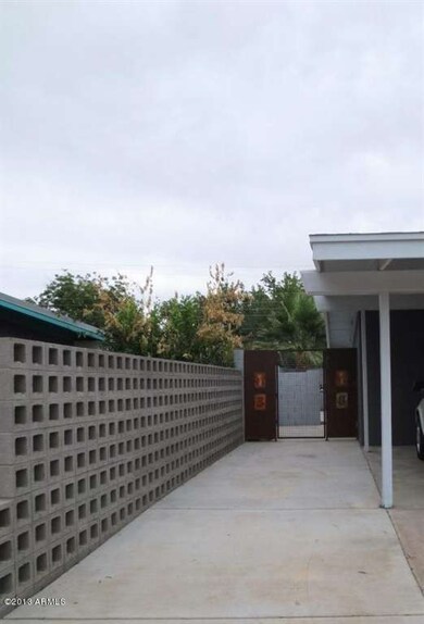 Custom Gate on West Side of House
