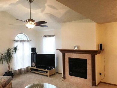 Gas fireplace for those chilly days!