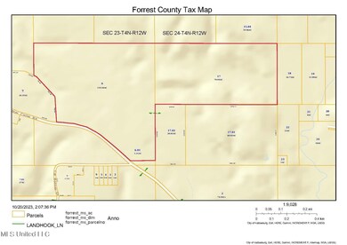 Forrest County Tax Map