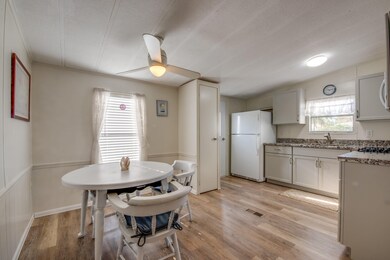 Kitchen and dining area