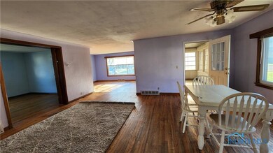 Dining room and living room