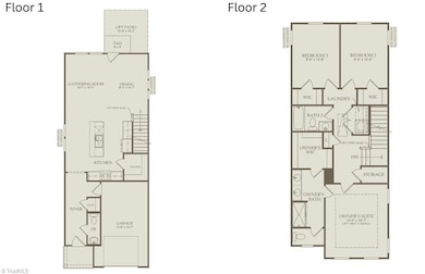 Floor Plan Level 1 and 2