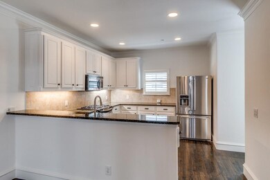 Kitchen overlooking dining room