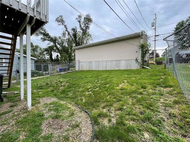 Fenced in back yard