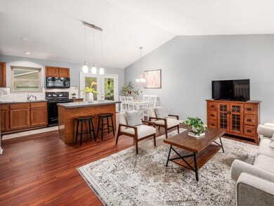Living Room open to Kitchen