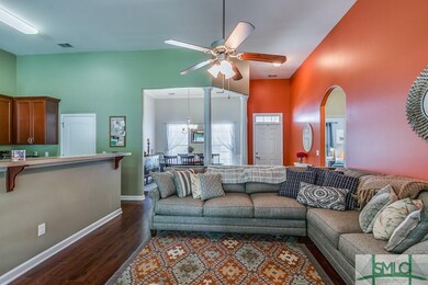 Living Area - with view to Dining Area and Front D