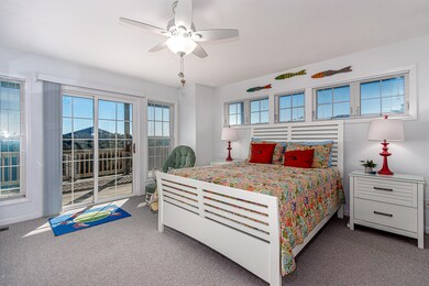 Master bedroom suite with fantastic view