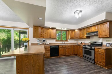 Virtually staged kitchen