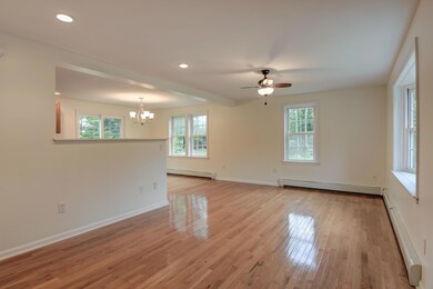 View from inside the front door