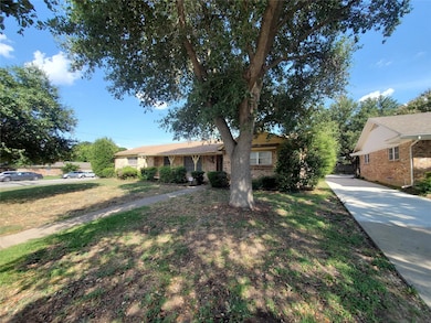 View of single story home