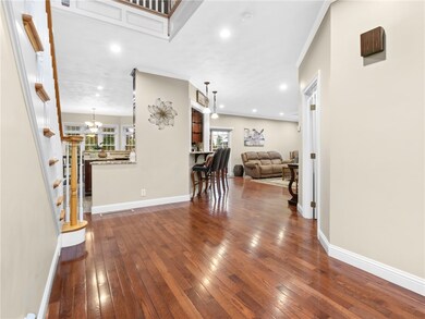 Front entry into foyer