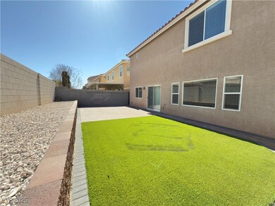 View of yard featuring a patio and a fenced backya