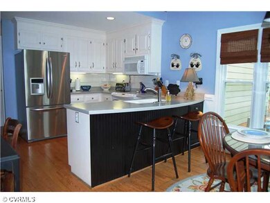 Kitchen - Counter tops are corian. Breakfast bar, 