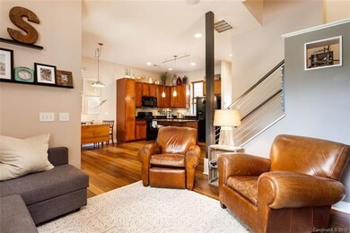 Spacious Great Room with custom built-in shelving!
