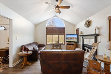 The picture window and high ceilings, not to menti